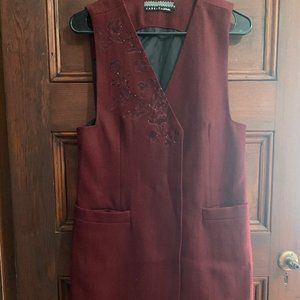 Sleeveless ethnic jacket